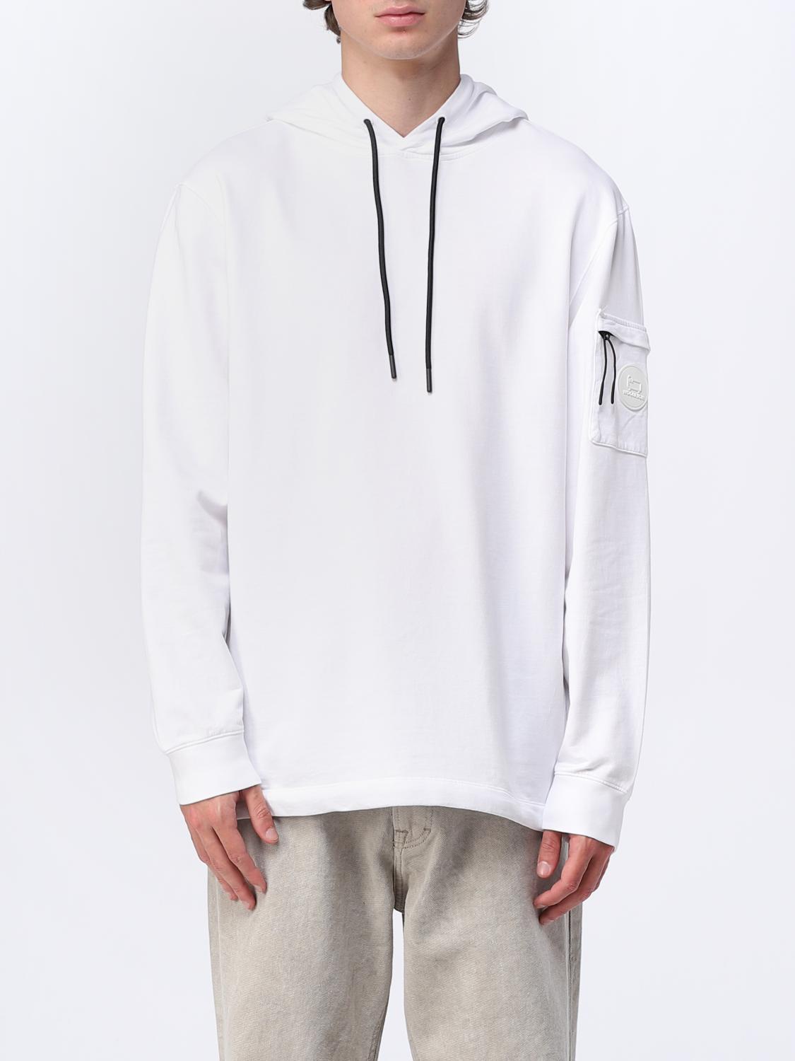 WOOLRICH スウェットシャツ: スウェットシャツ メンズ Woolrich, ホワイト - Img 1