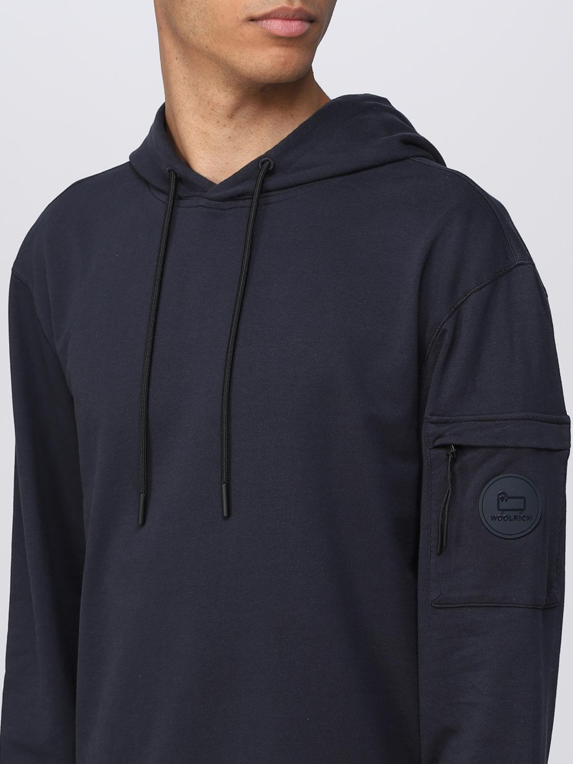 WOOLRICH SUDADERA: Sudadera hombre Woolrich, Azul Oscuro - Img 3