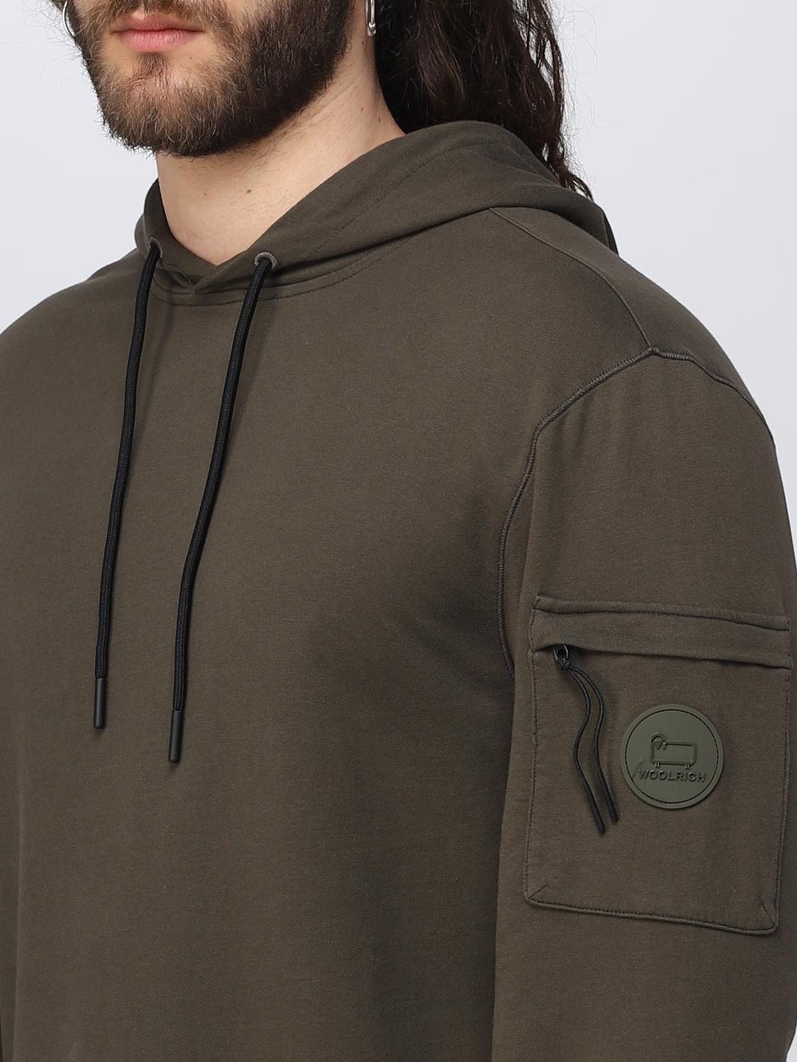 WOOLRICH SUDADERA: Sudadera hombre Woolrich, Militar - Img 3