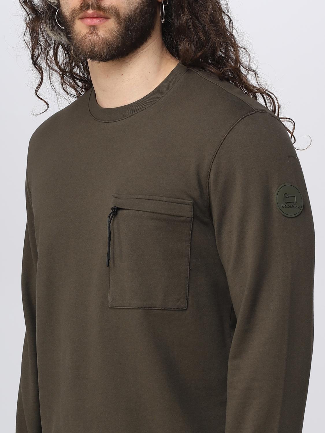 WOOLRICH SUDADERA: Sudadera hombre Woolrich, Militar - Img 3