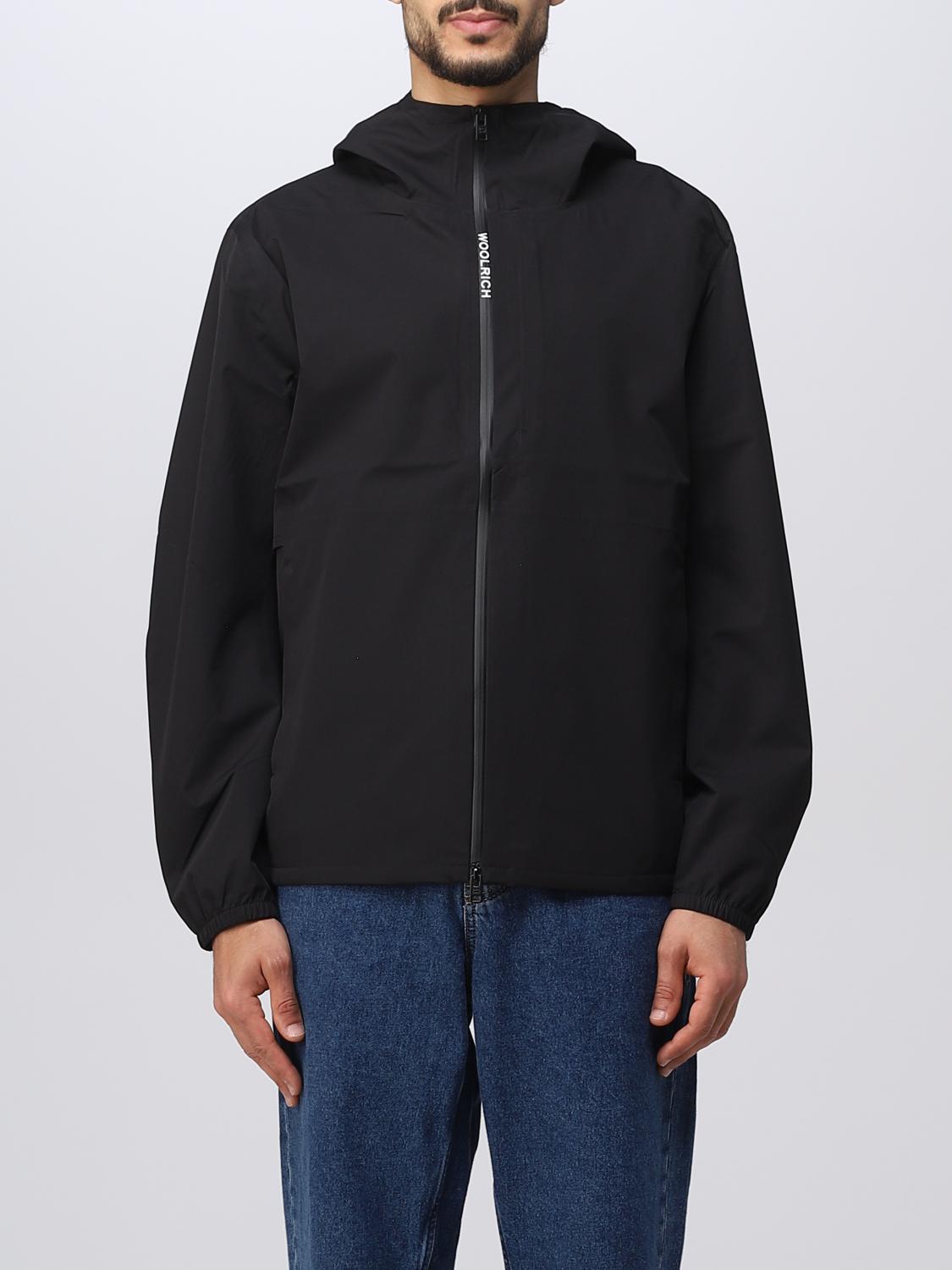 WOOLRICH 外套: 外套 男士 Woolrich, 黑色 - Img 1