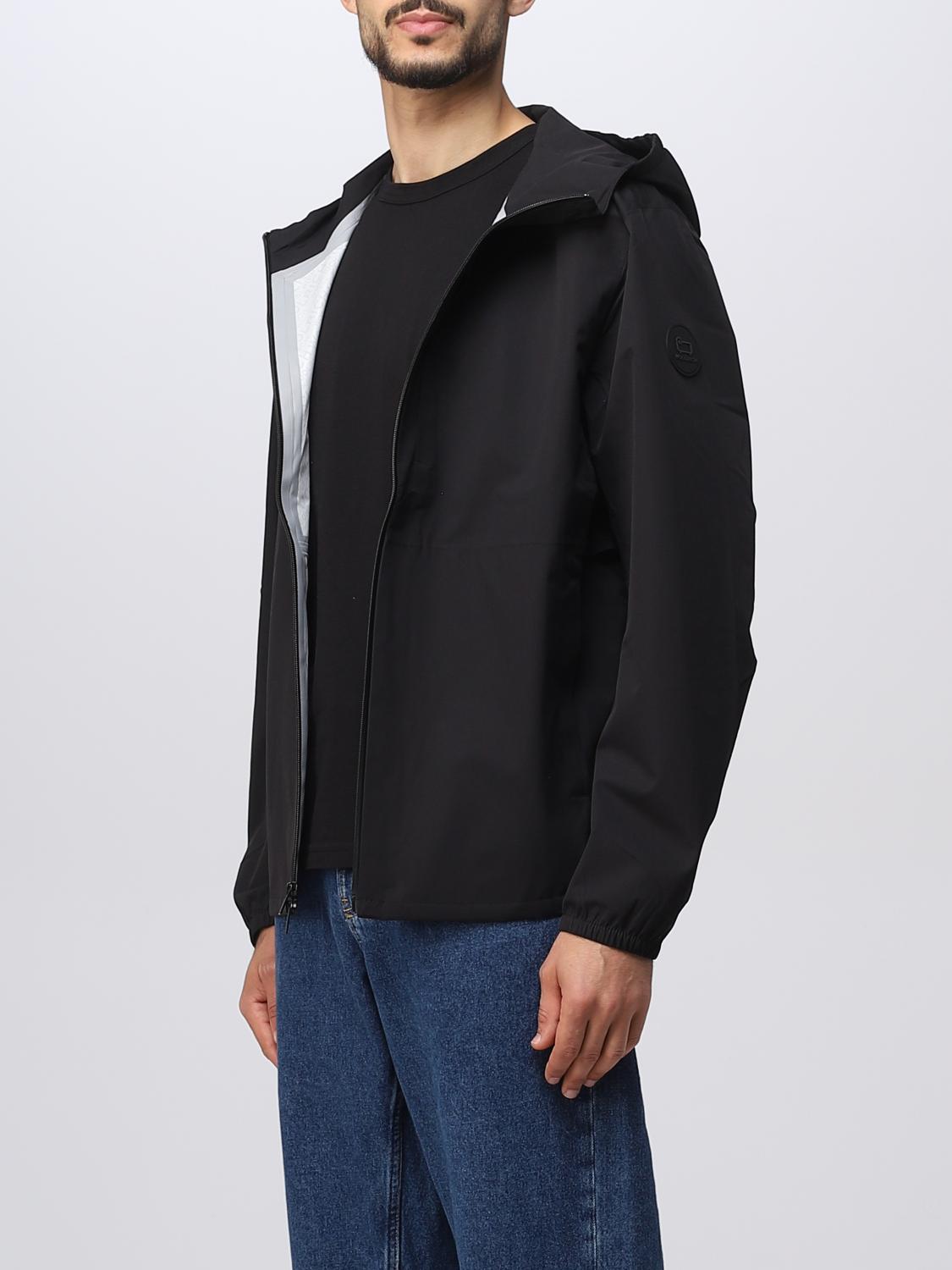 WOOLRICH 外套: 外套 男士 Woolrich, 黑色 - Img 3