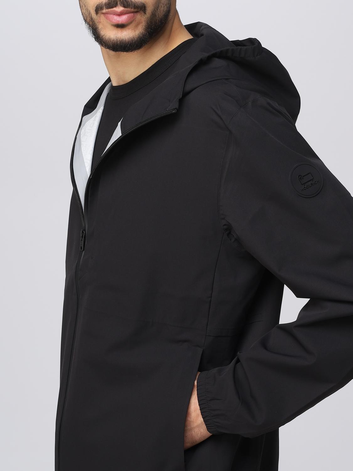 WOOLRICH 外套: 外套 男士 Woolrich, 黑色 - Img 4