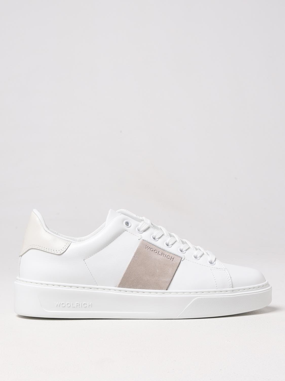 WOOLRICH SNEAKERS: Sneakers Woolrich in pelle, Bianco - Img 1