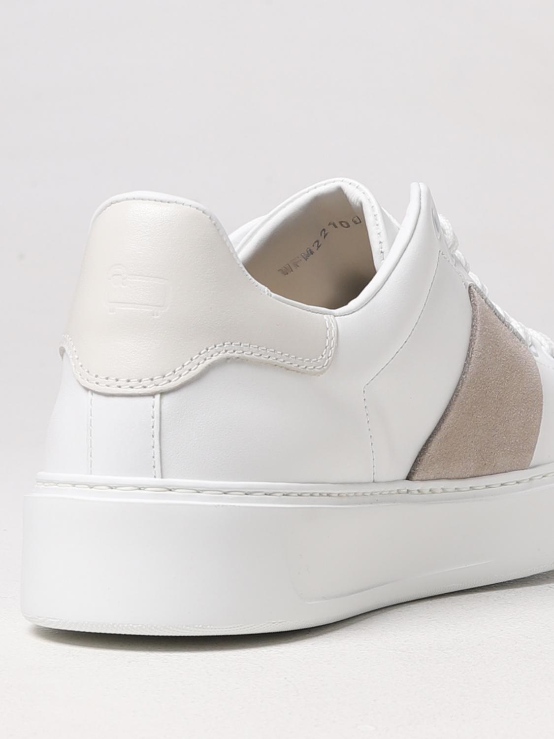 WOOLRICH SNEAKERS: Sneakers Woolrich in pelle, Bianco - Img 3