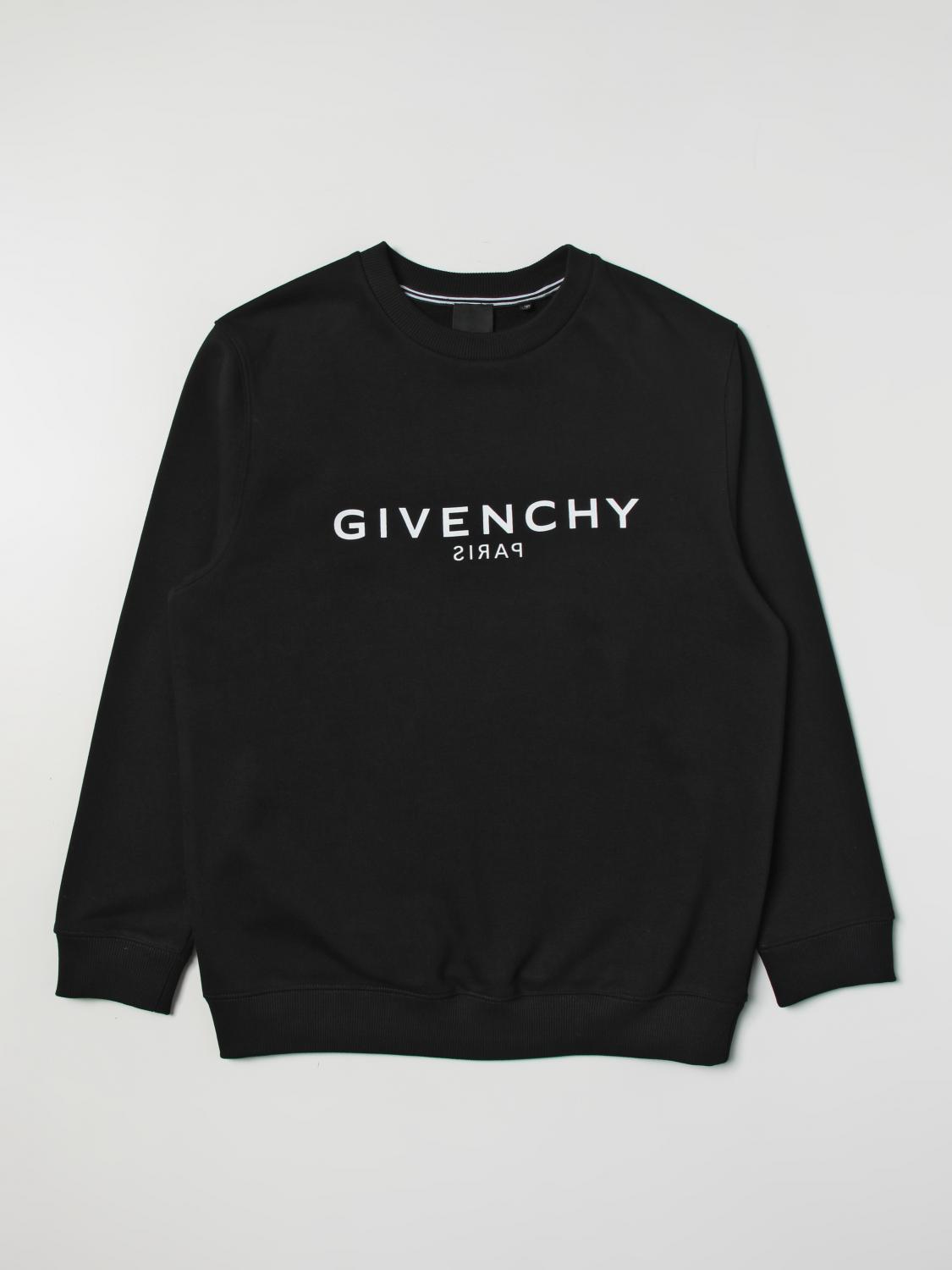 GIVENCHY SWEATER: Givenchy sweatshirt in cotton blend, Black - Img 1