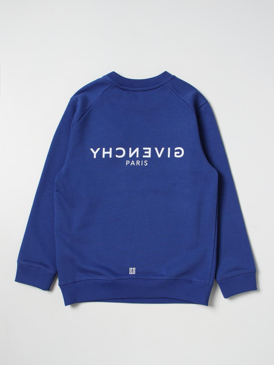 GIVENCHY PULLOVER: Pullover kinder Givenchy, Elektrischblau - Img 2