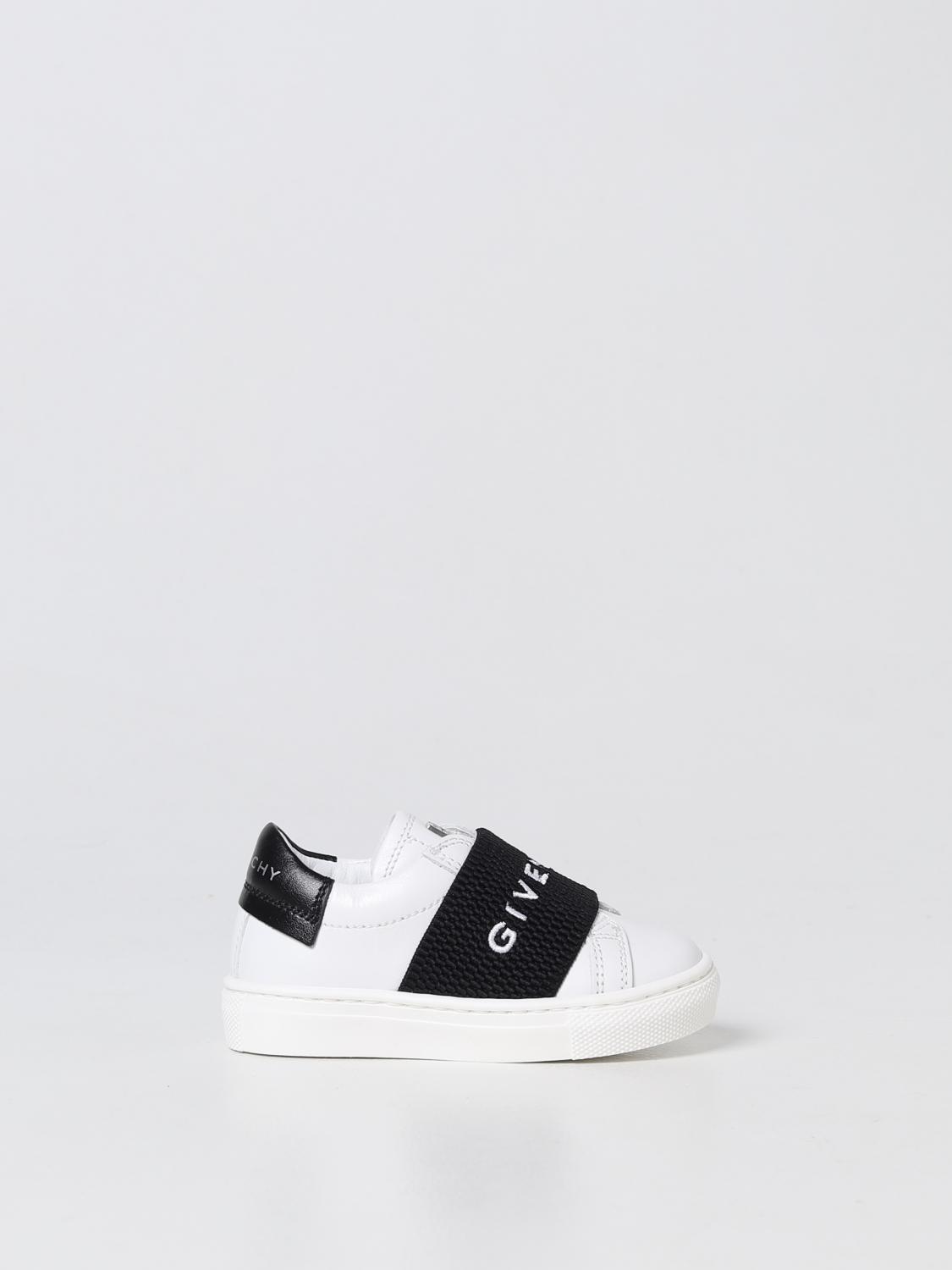 GIVENCHY SNEAKERS: Givenchy leather sneakers, White - Img 1
