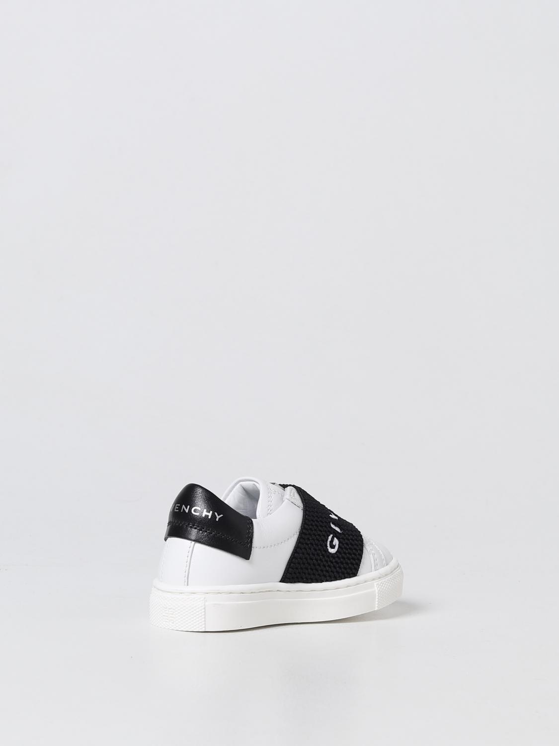 GIVENCHY SNEAKERS: Givenchy leather sneakers, White - Img 3