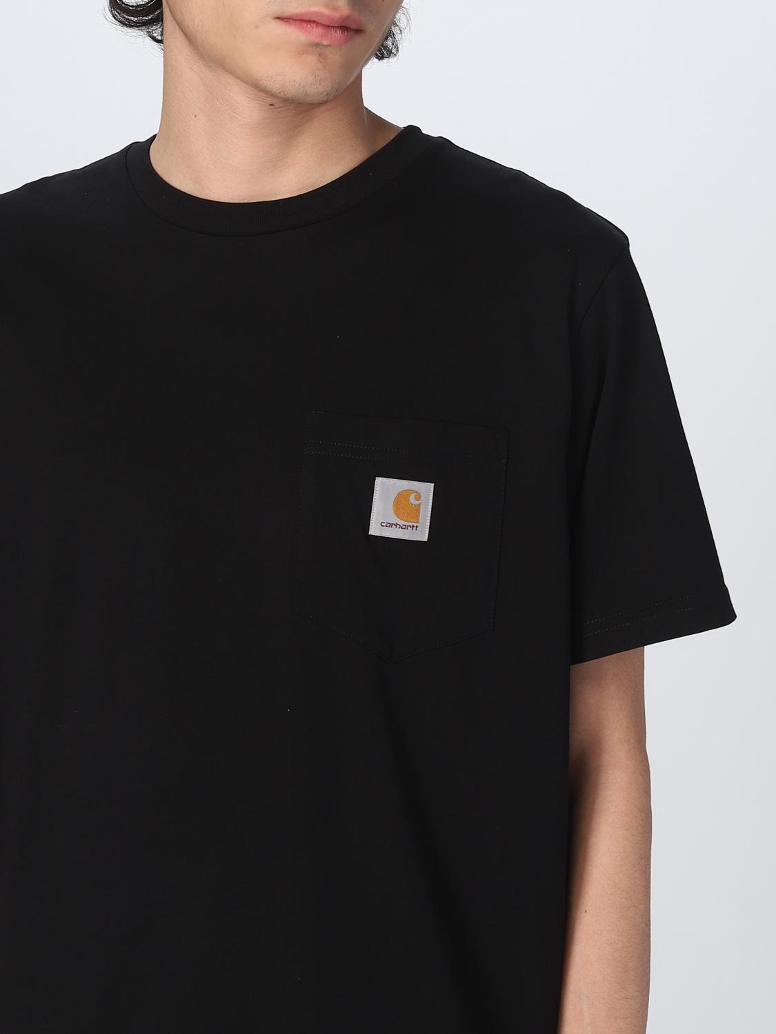 CARHARTT WIP T-SHIRT: T-shirt men Carhartt Wip, Black - Img 4
