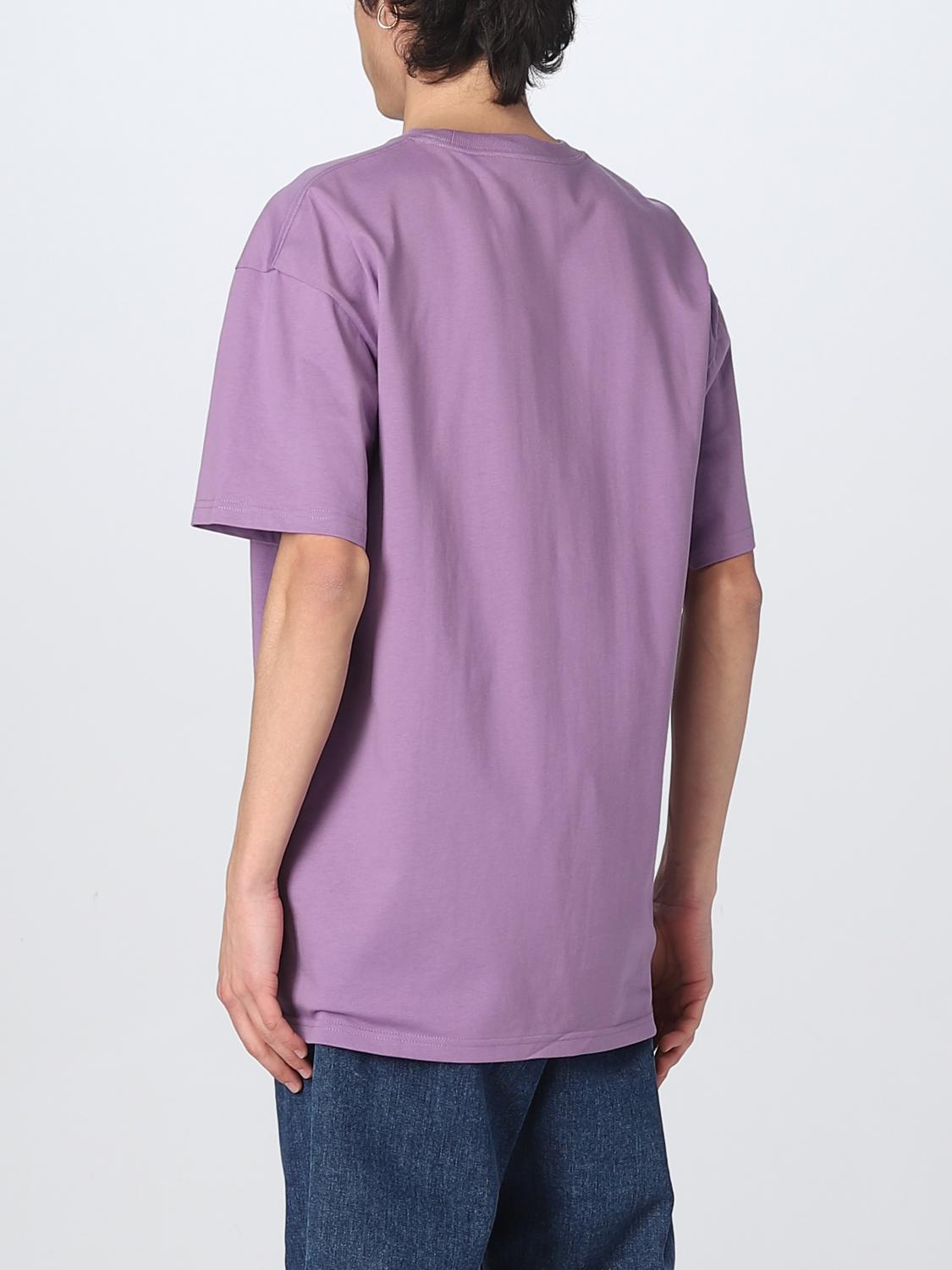 CARHARTT WIP T-SHIRT: T-shirt men Carhartt Wip, Violet - Img 3
