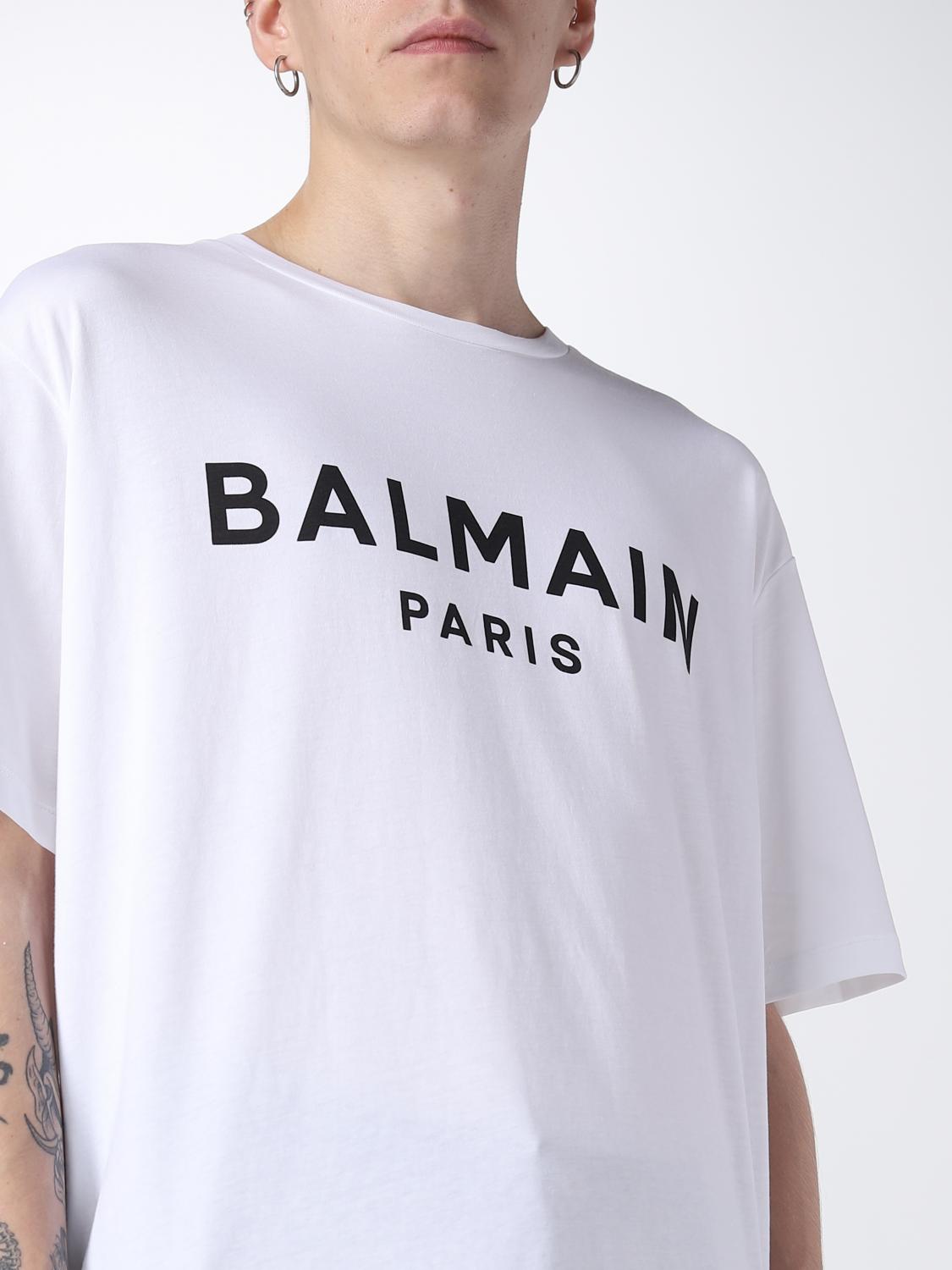 BALMAIN CAMISETA: Camiseta hombre Balmain, Blanco - Img 5