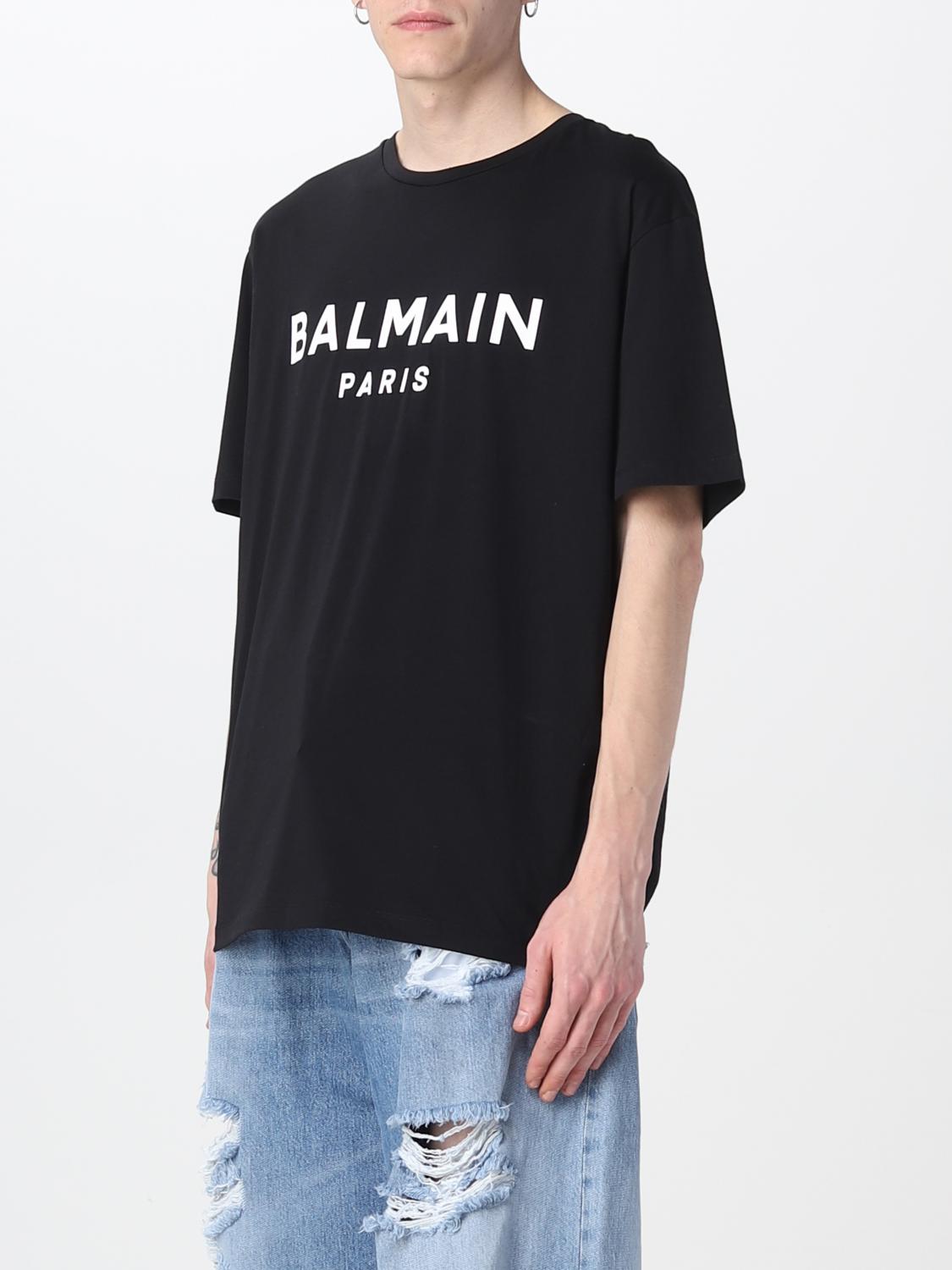 BALMAIN T-SHIRT: T-shirt men Balmain, Black - Img 4