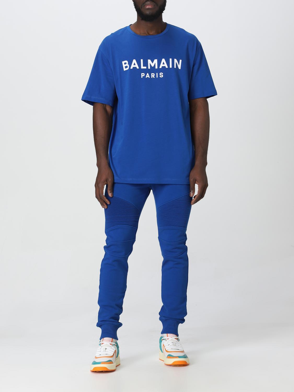 BALMAIN CAMISETA: Camiseta hombre Balmain, Azul Oscuro - Img 2