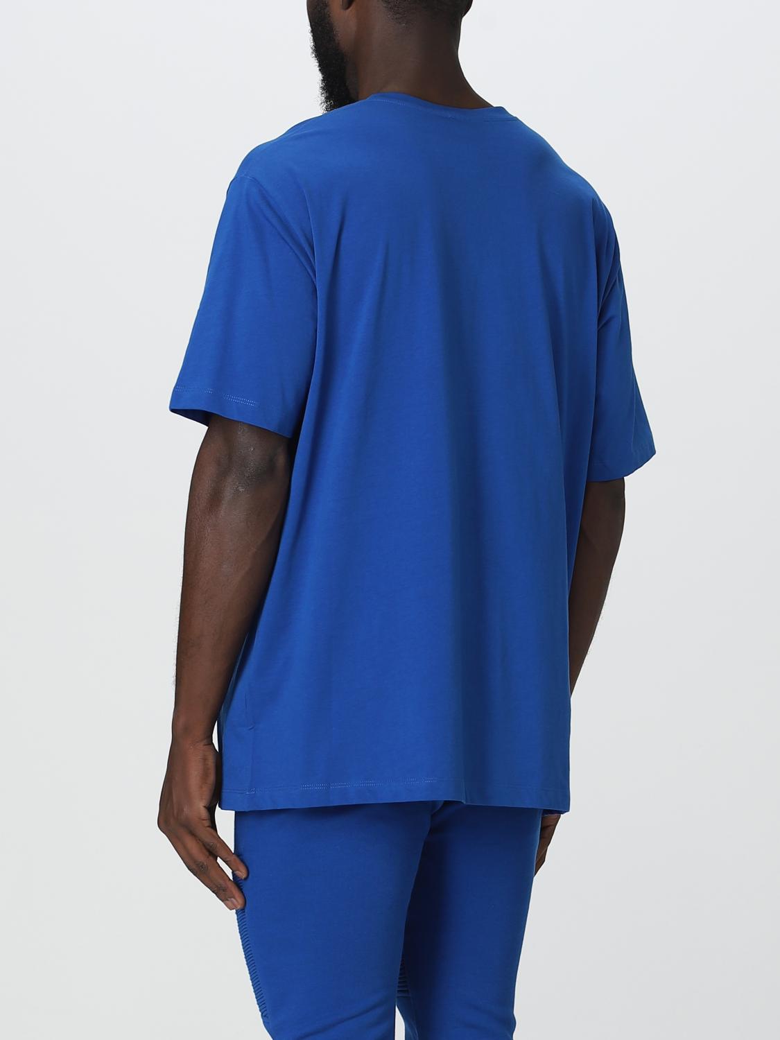 BALMAIN CAMISETA: Camiseta hombre Balmain, Azul Oscuro - Img 3