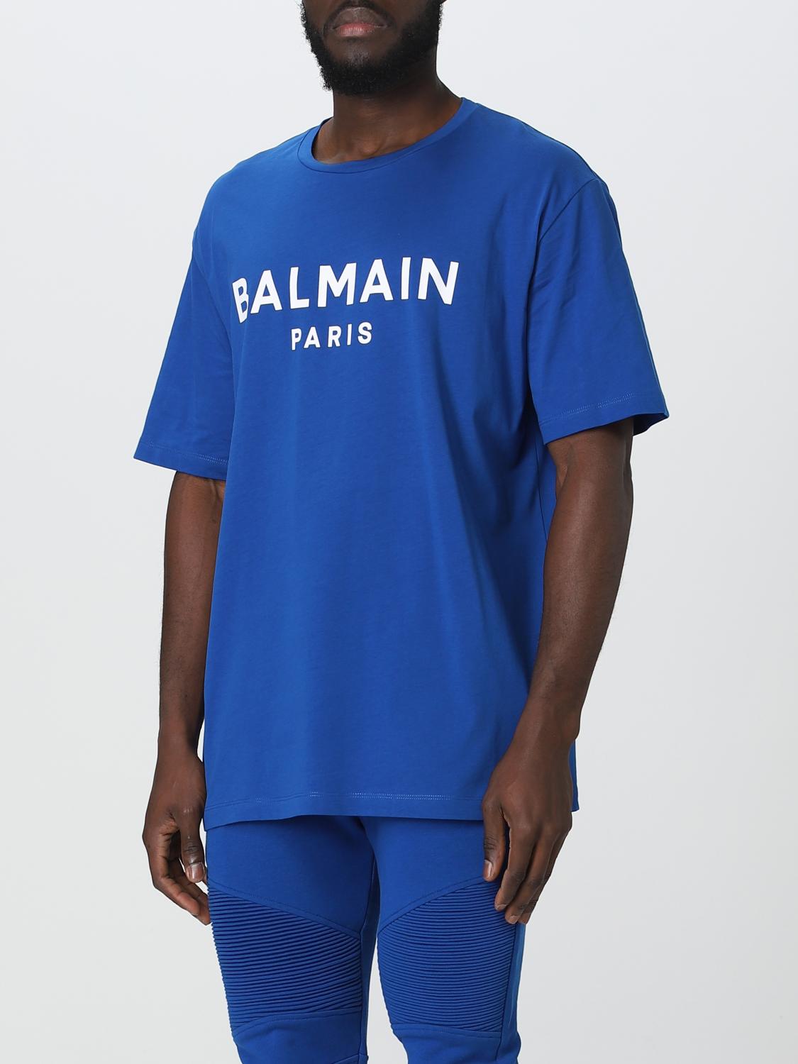 BALMAIN CAMISETA: Camiseta hombre Balmain, Azul Oscuro - Img 4