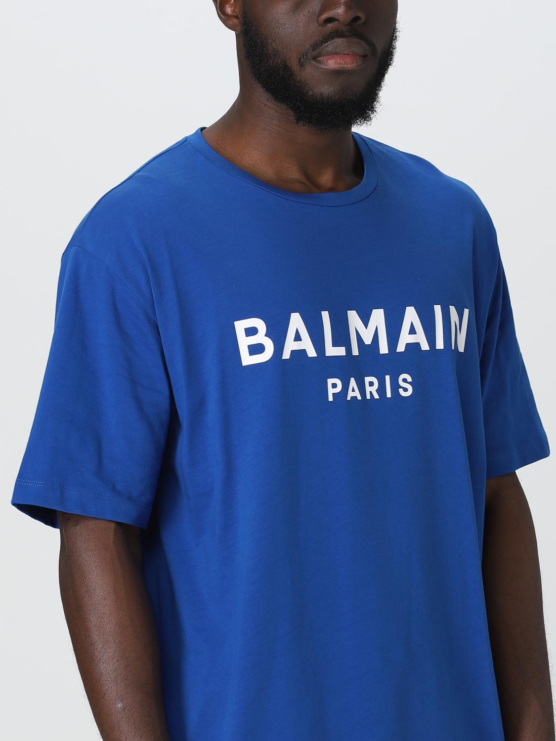 BALMAIN CAMISETA: Camiseta hombre Balmain, Azul Oscuro - Img 5