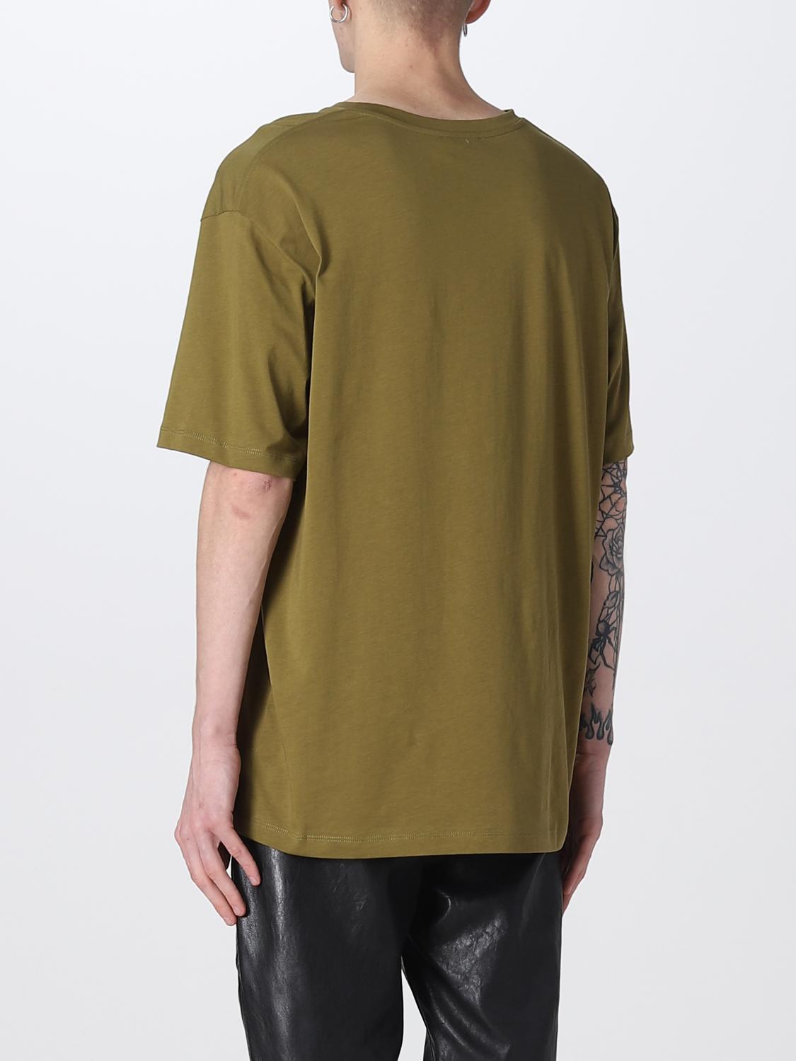 BALMAIN T-SHIRT: Balmain cotton t-shirt, Green - Img 3