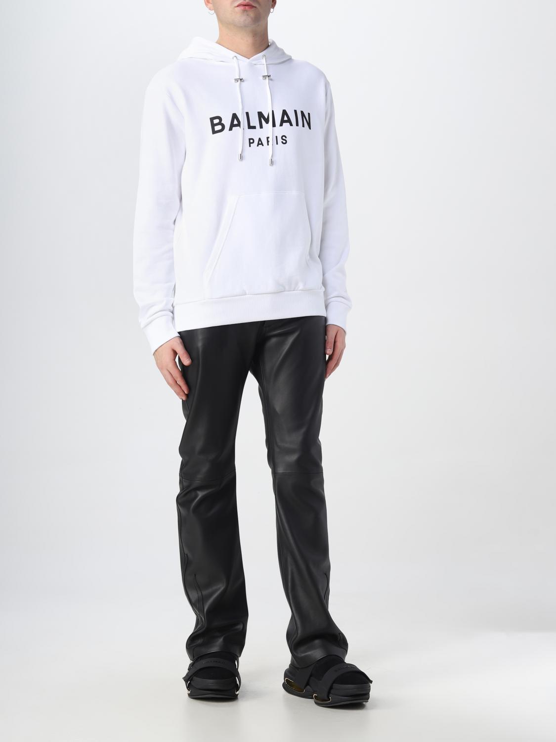 BALMAIN SWEATSHIRT: Sweatshirt homme Balmain, Blanc - Img 2