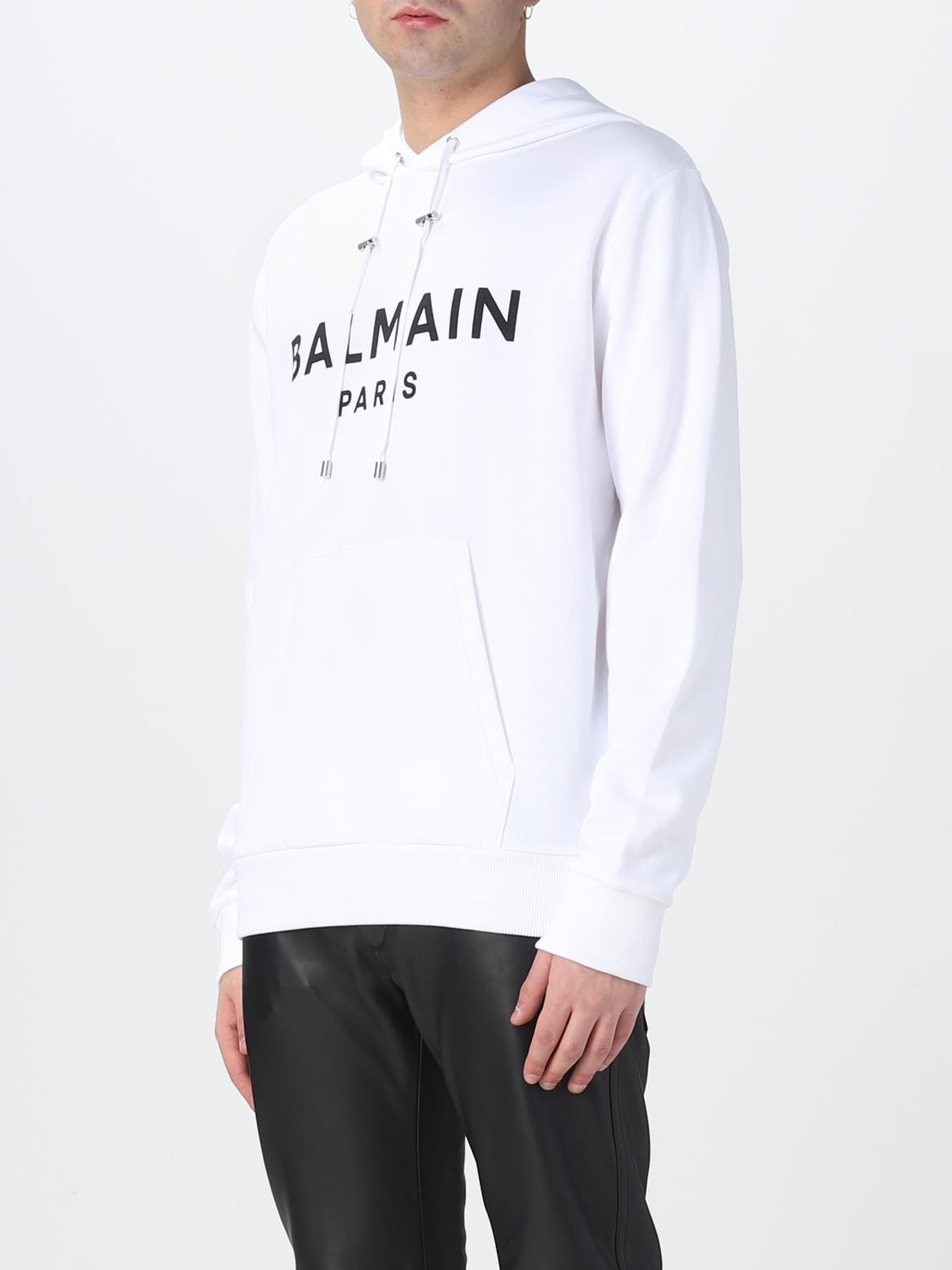BALMAIN SWEATSHIRT: Sweatshirt homme Balmain, Blanc - Img 4
