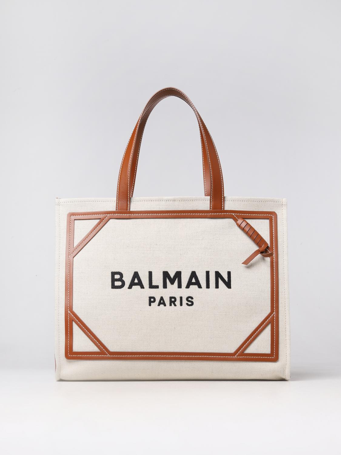 BALMAIN BOLSO TOTE: Bolso de hombro mujer Balmain, Beige - Img 1