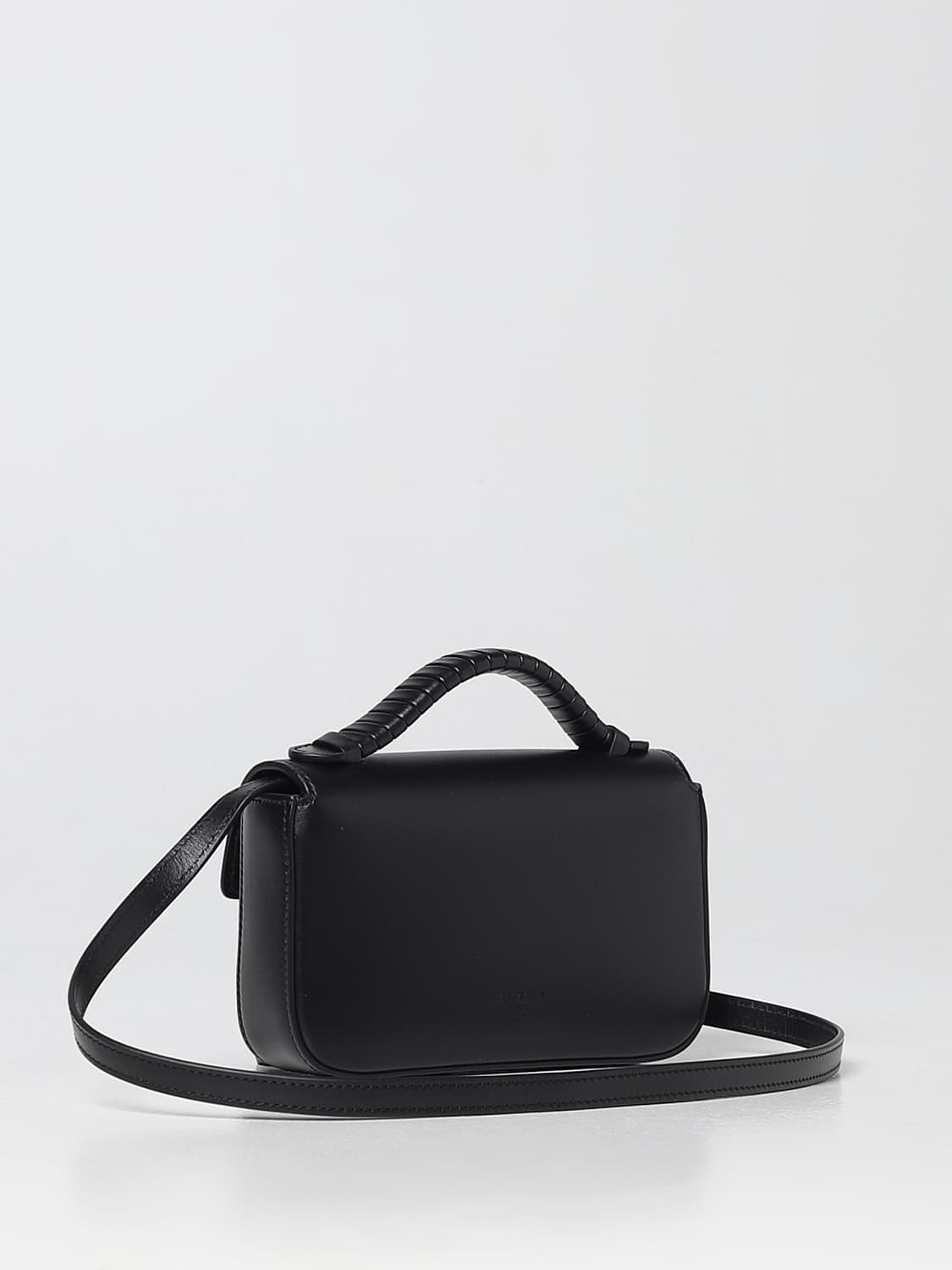 BALMAIN BORSA MINI: Borsa B-Buzz Balmain in pelle liscia, Nero - Img 2