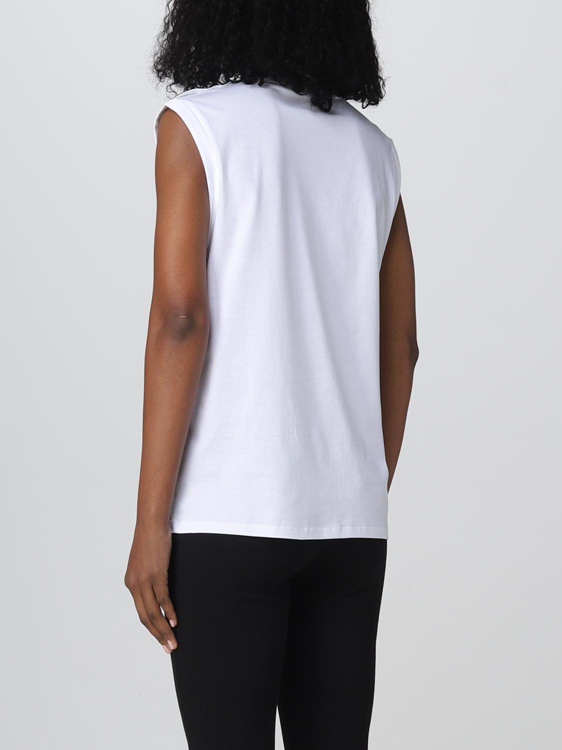 BALMAIN T-SHIRT: T-shirt damen Balmain, Weiß - Img 3