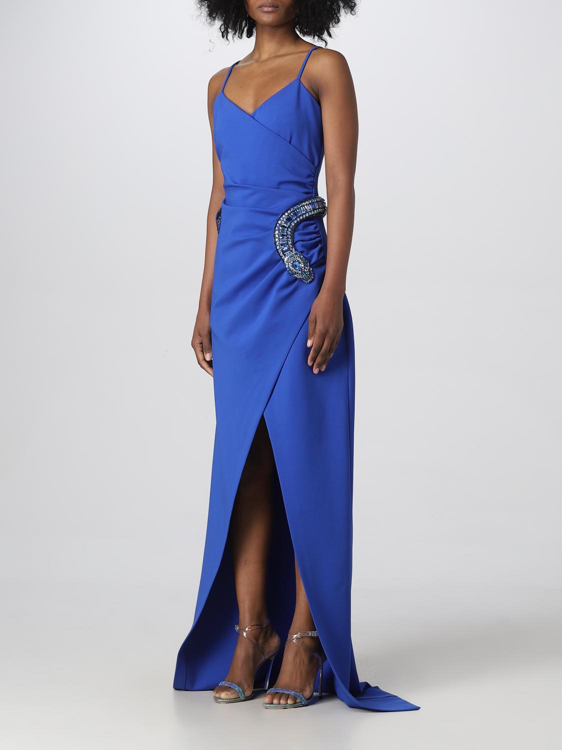 balmain dress blue in viscose blend Very good Signs of global-length-Mini How To Add Lining Waist Size:46