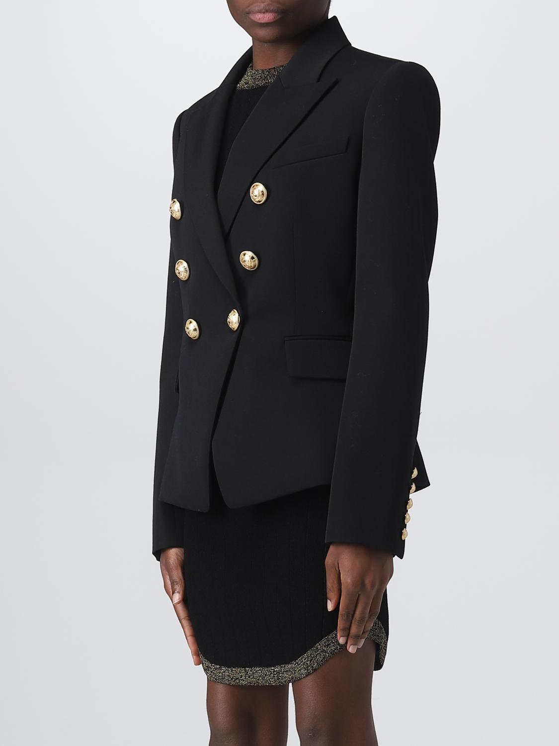 BALMAIN BLAZER: Blazer damen Balmain, Schwarz - Img 4