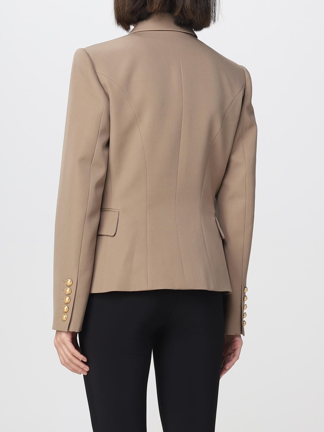 BALMAIN ブレザー: ブレザー レディース Balmain, ベージュ - Img 2