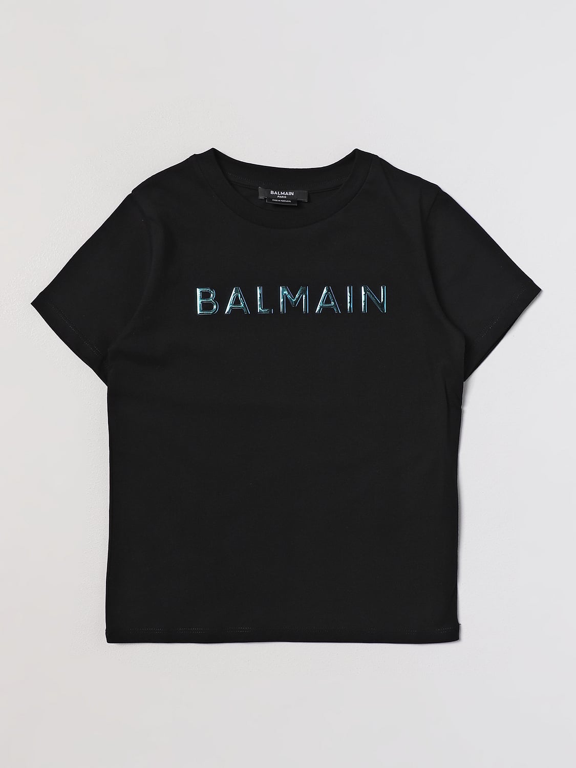 BALMAIN T-SHIRT: T-shirt kinder Balmain Kids, Schwarz - Img 1