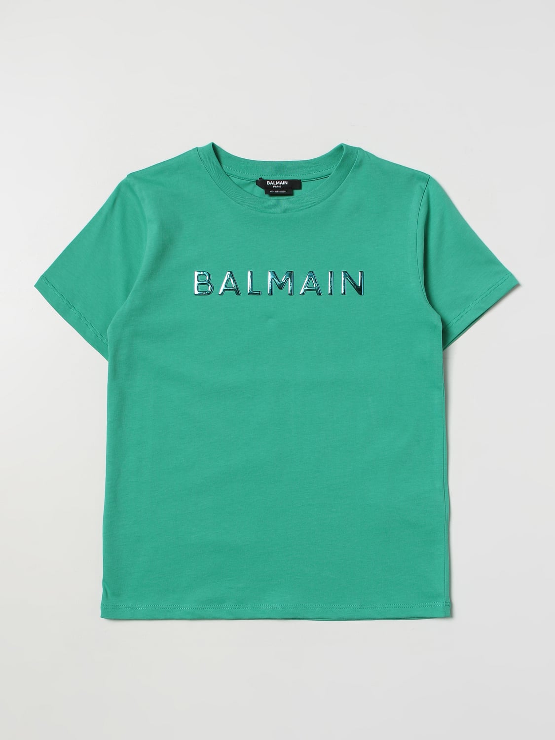 BALMAIN T-SHIRT: T-shirt kinder Balmain Kids, Grün - Img 1