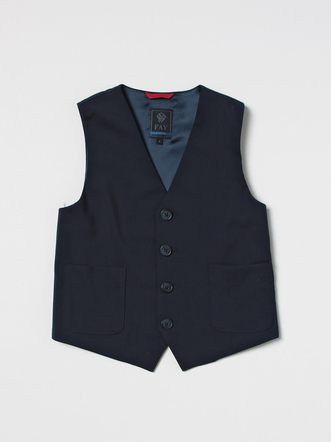FAY JUNIOR CHALECO: Chaleco niños Fay Junior, Azul Oscuro - Img 1
