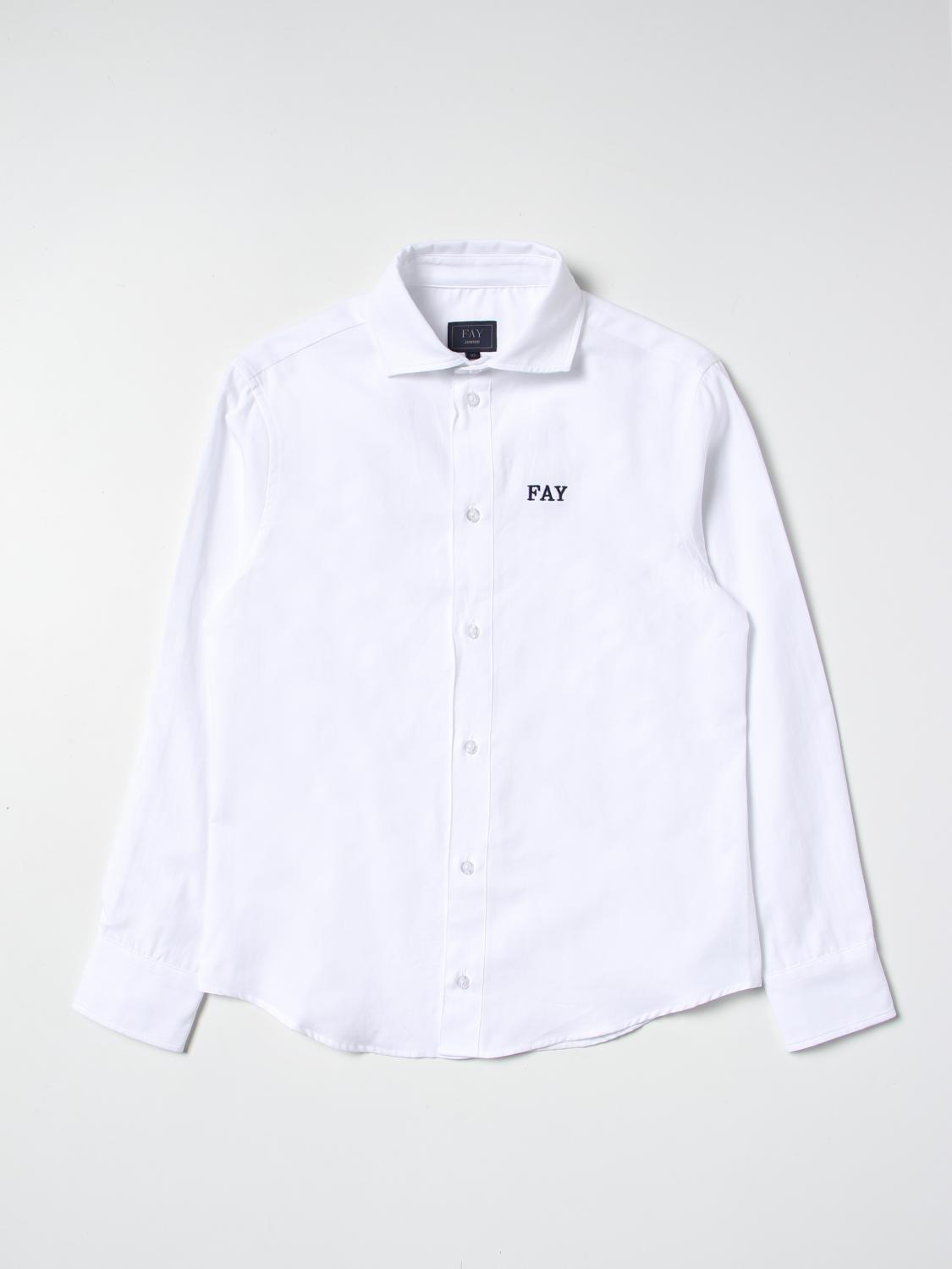 FAY JUNIOR HEMD: Hemd kinder Fay Junior, Weiß - Img 1