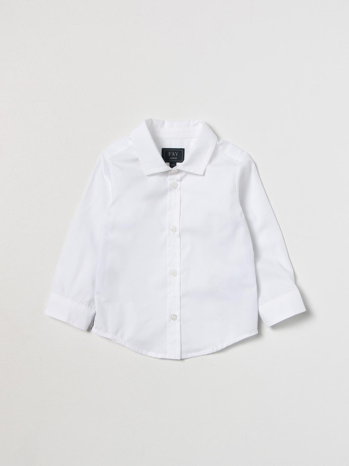 FAY JUNIOR SHIRT: Shirt kids Fay Junior, White - Img 1