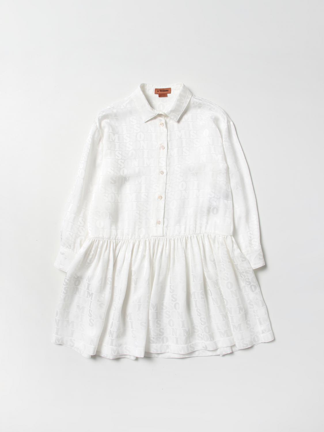 MISSONI VESTIDO: Vestido niños Missoni, Blanco - Img 1