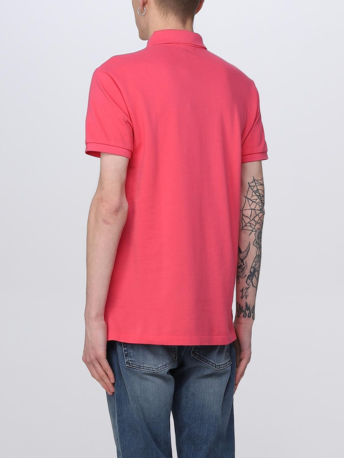 POLO RALPH LAUREN POLO SHIRT: Polo shirt men Polo Ralph Lauren, Fuchsia - Img 2