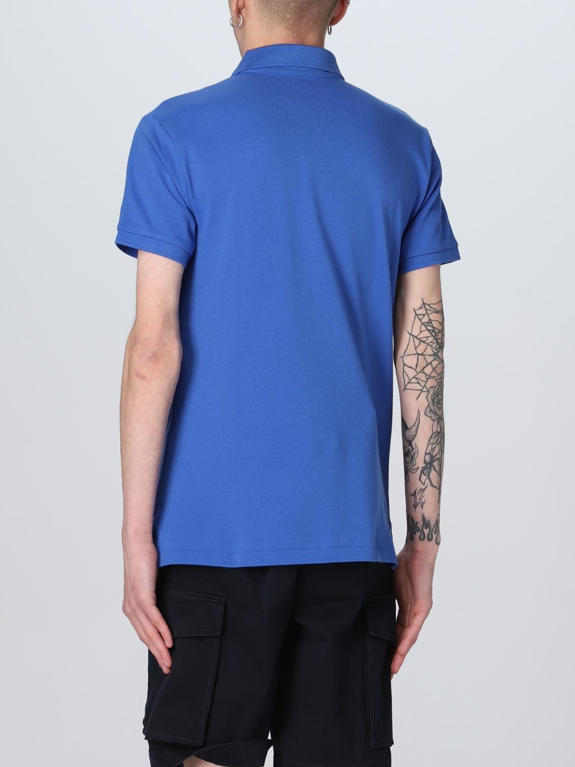 POLO RALPH LAUREN POLO SHIRT: Polo shirt men Polo Ralph Lauren, Gnawed Blue - Img 2