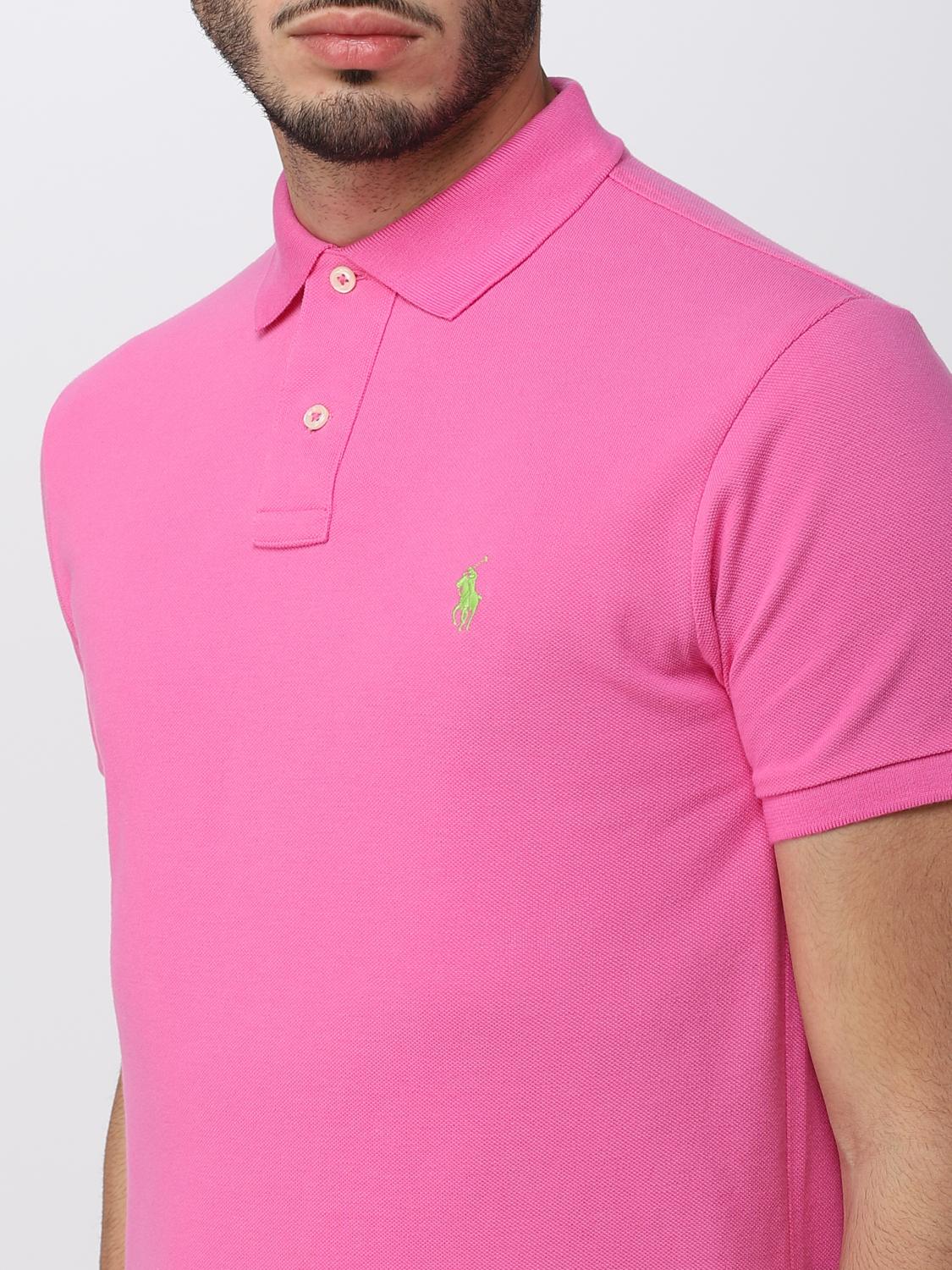 POLO RALPH LAUREN POLO: Polo hombre Polo Ralph Lauren, Rosa Pálido - Img 3