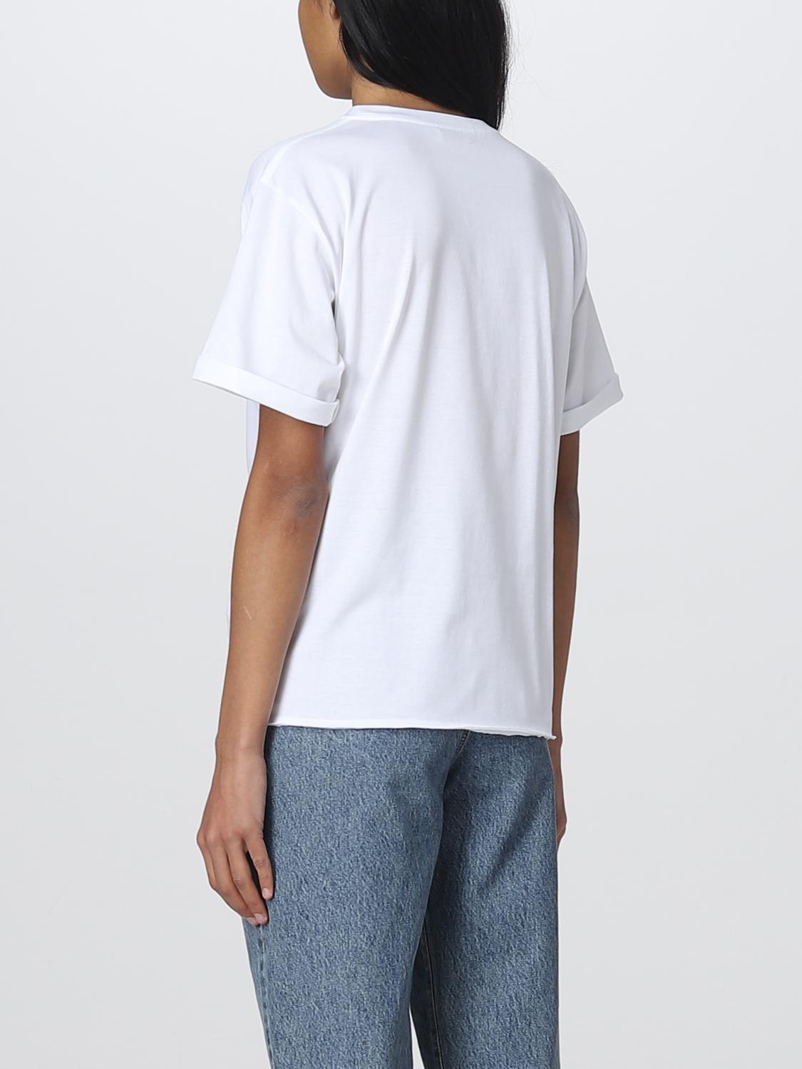 SAINT LAURENT T-SHIRT: Saint Laurent cotton t-shirt, White - Img 3