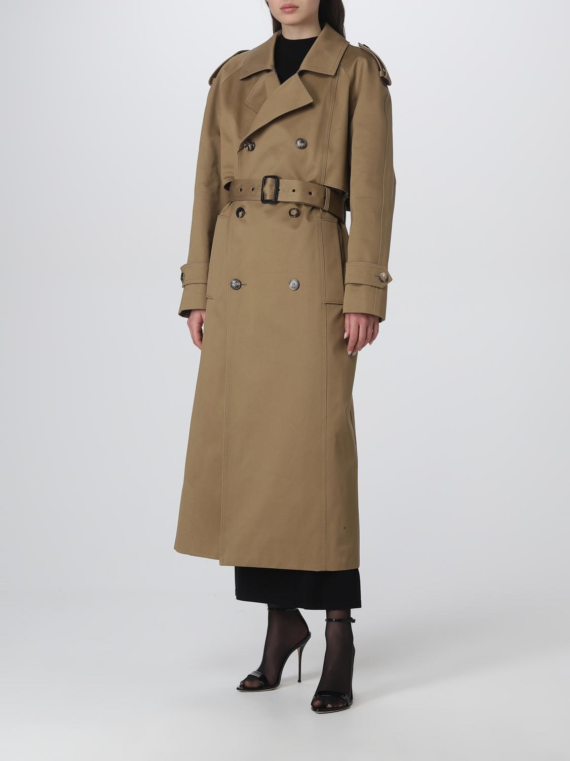 SAINT LAURENT GABARDINA: Abrigo mujer Saint Laurent, Beige - Img 2