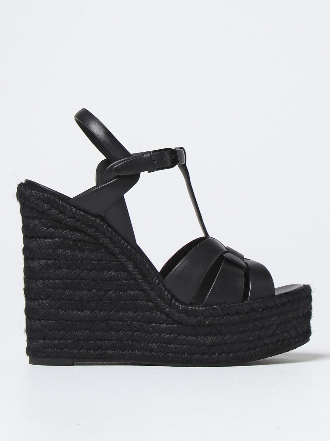 SAINT LAURENT：シューズ レディース - ブラック | GIGLIO.COM