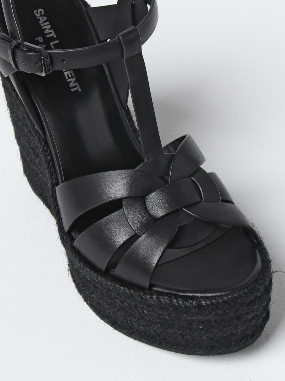 SAINT LAURENT：シューズ レディース - ブラック | GIGLIO.COM