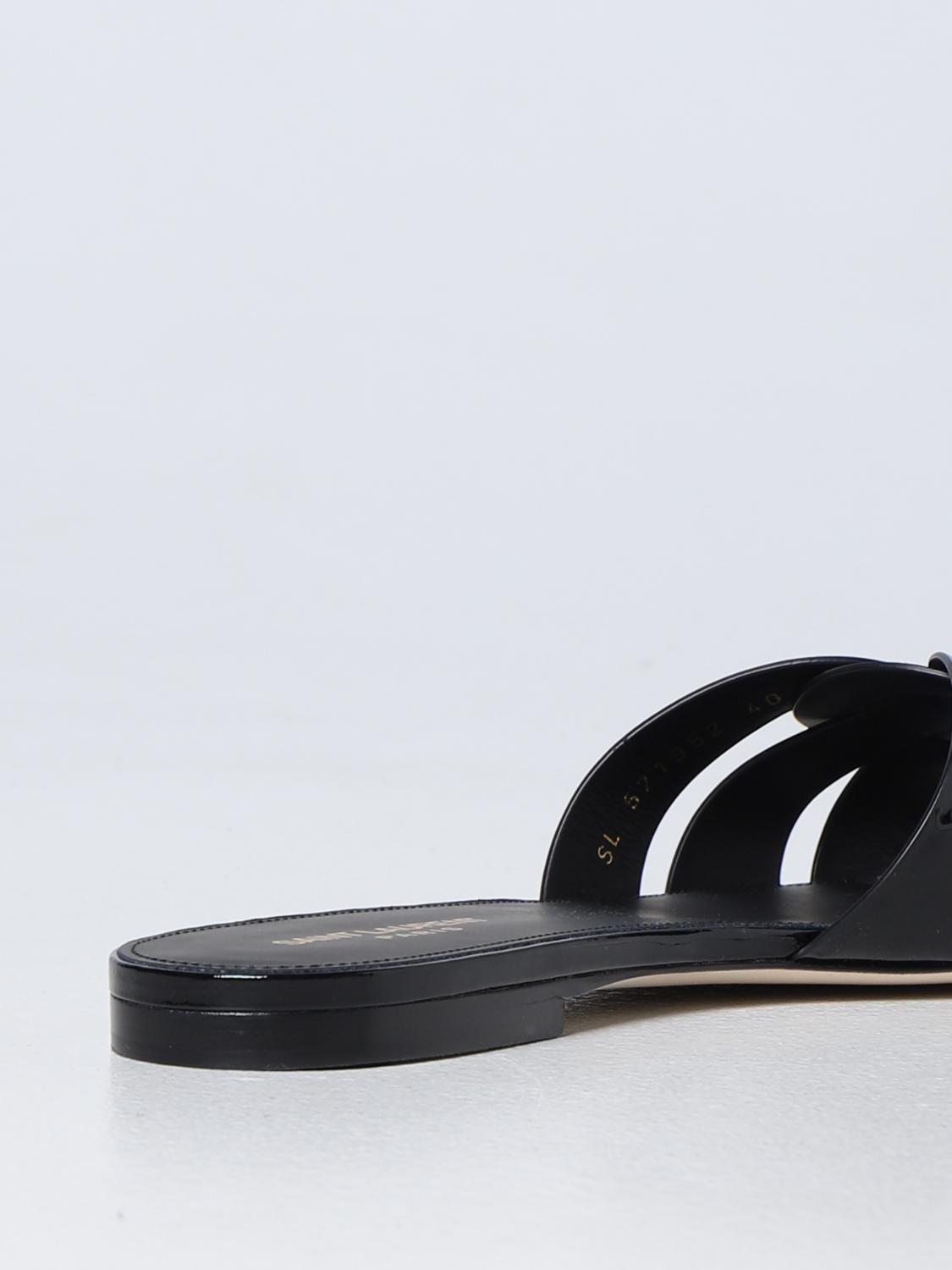 SAINT LAURENT SANDALIAS DE TACÓN: Zapatos mujer Saint Laurent, Negro - Img 3