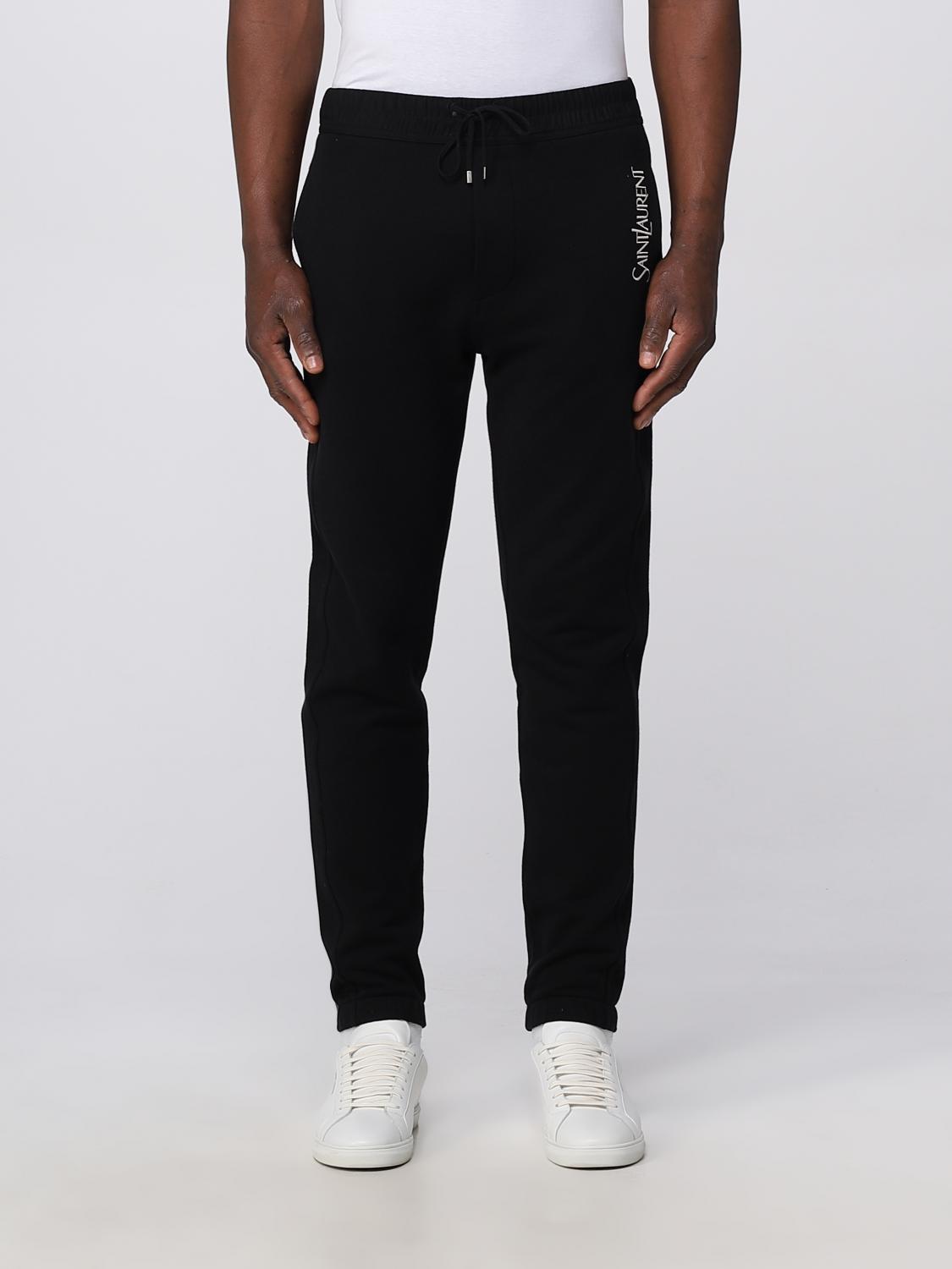 SAINT LAURENT 팬츠: 팬츠 남성 Saint Laurent, 블랙 - Img 1