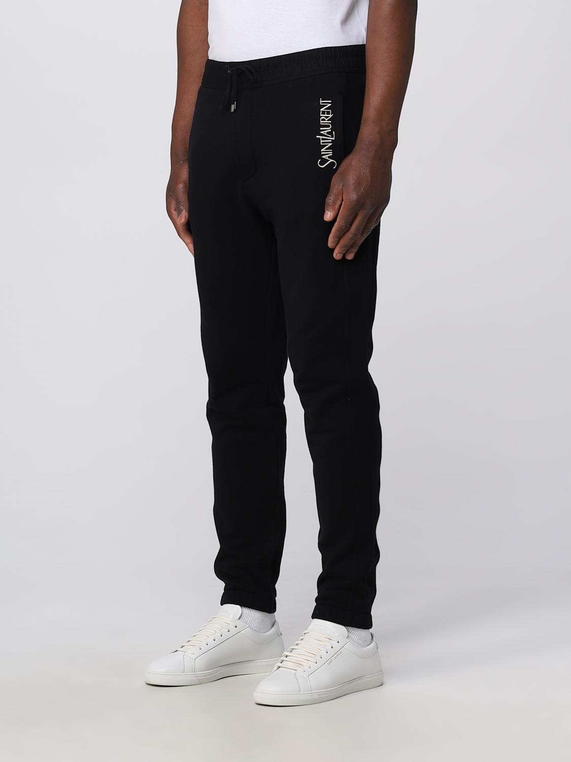 SAINT LAURENT 팬츠: 팬츠 남성 Saint Laurent, 블랙 - Img 4