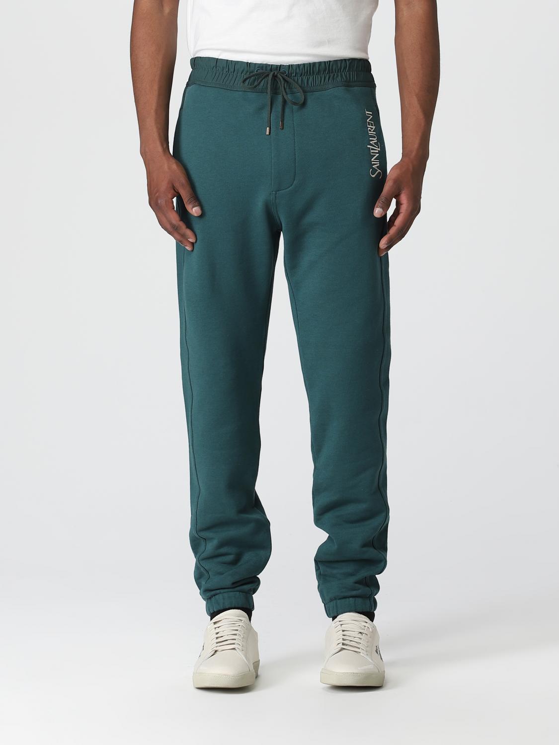 SAINT LAURENT TROUSERS: Trousers men Saint Laurent, Green - Img 1