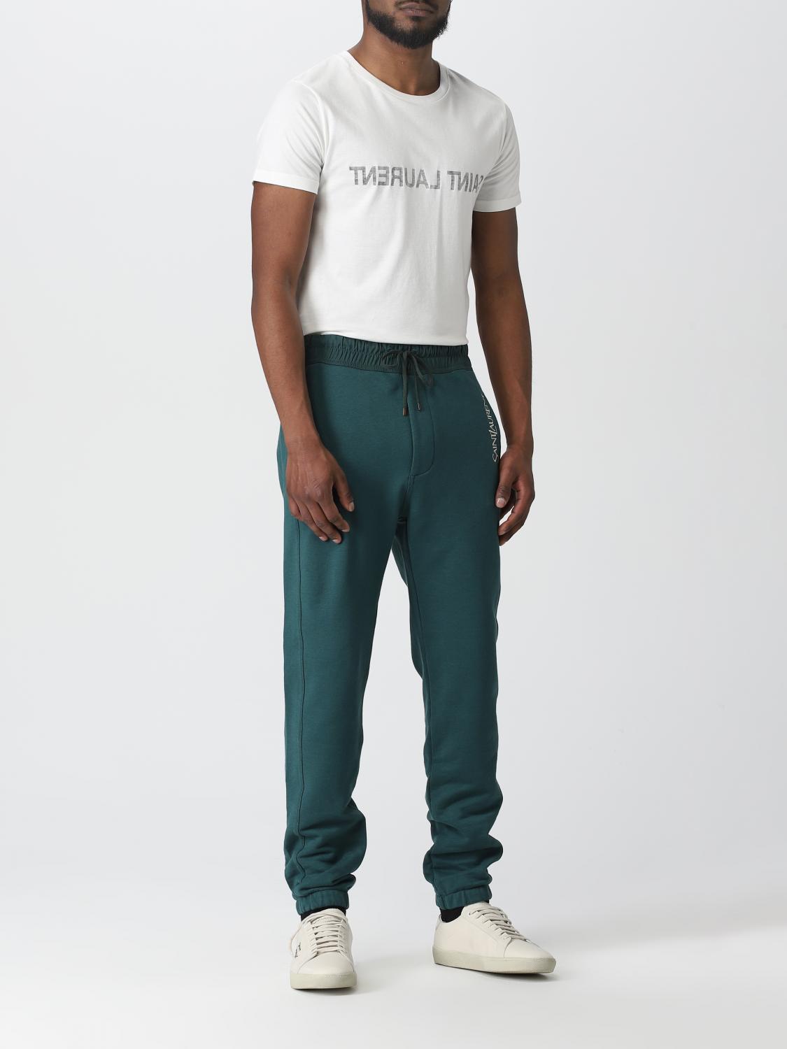 SAINT LAURENT TROUSERS: Trousers men Saint Laurent, Green - Img 2