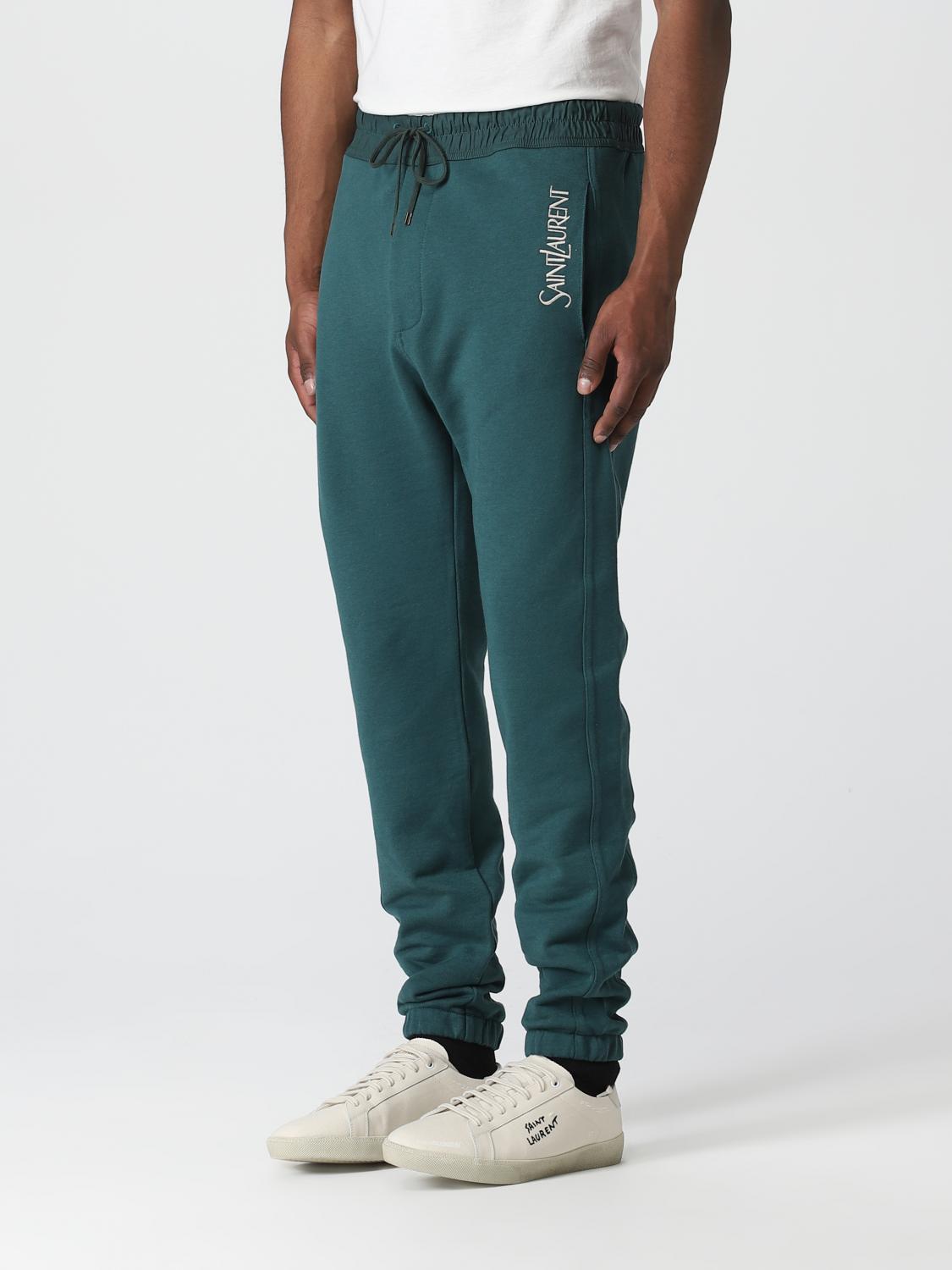 SAINT LAURENT TROUSERS: Trousers men Saint Laurent, Green - Img 4