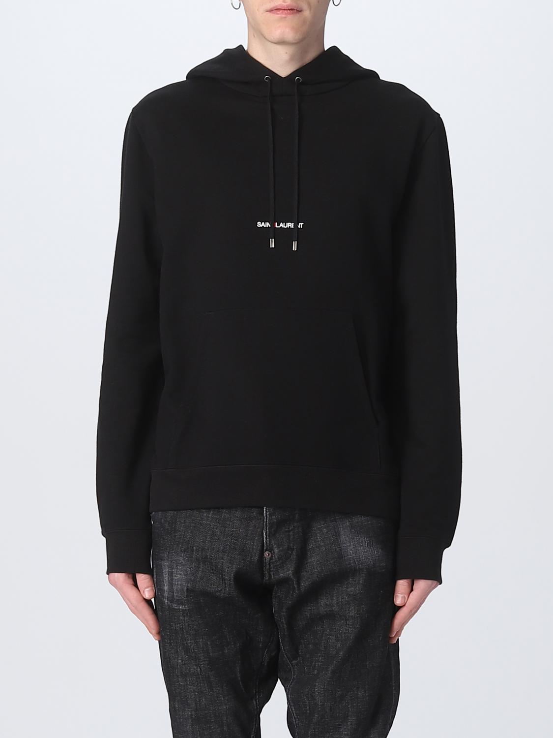 SAINT LAURENT SWEATSHIRT: Sweatshirt herren Saint Laurent, Schwarz - Img 1